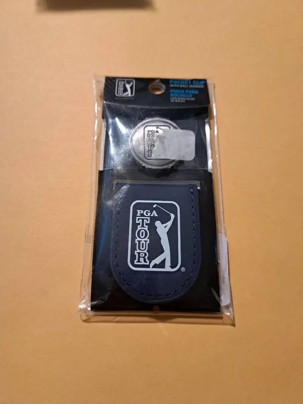 New PGA Tour Blue Pocket Clip with Ball Marker NWT Official Golf Accessory